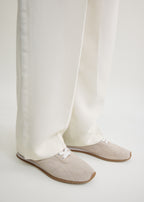 Flex suede sneakers stone