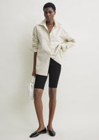 Capri knit shorts black