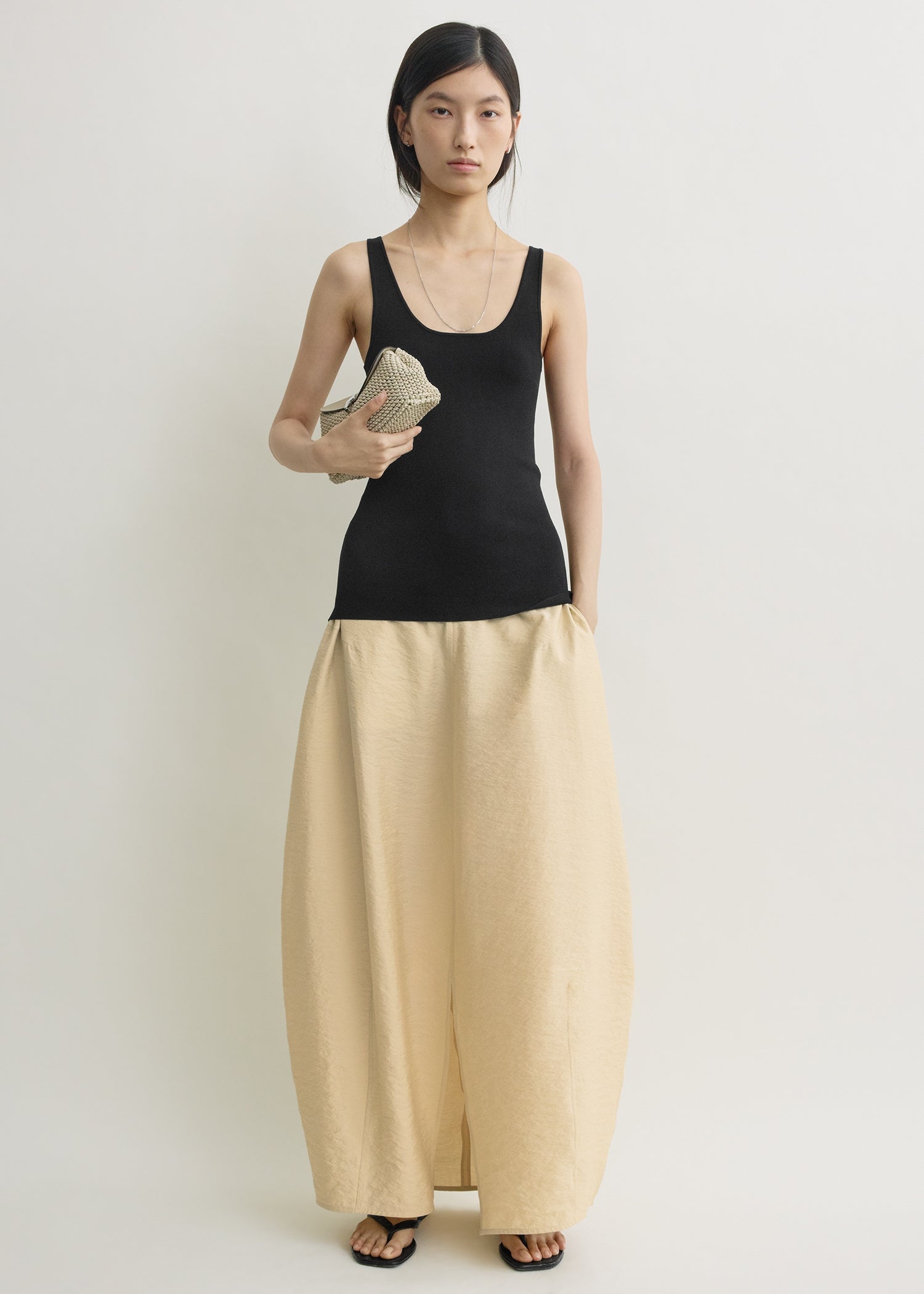 Parachute skirt stone petite