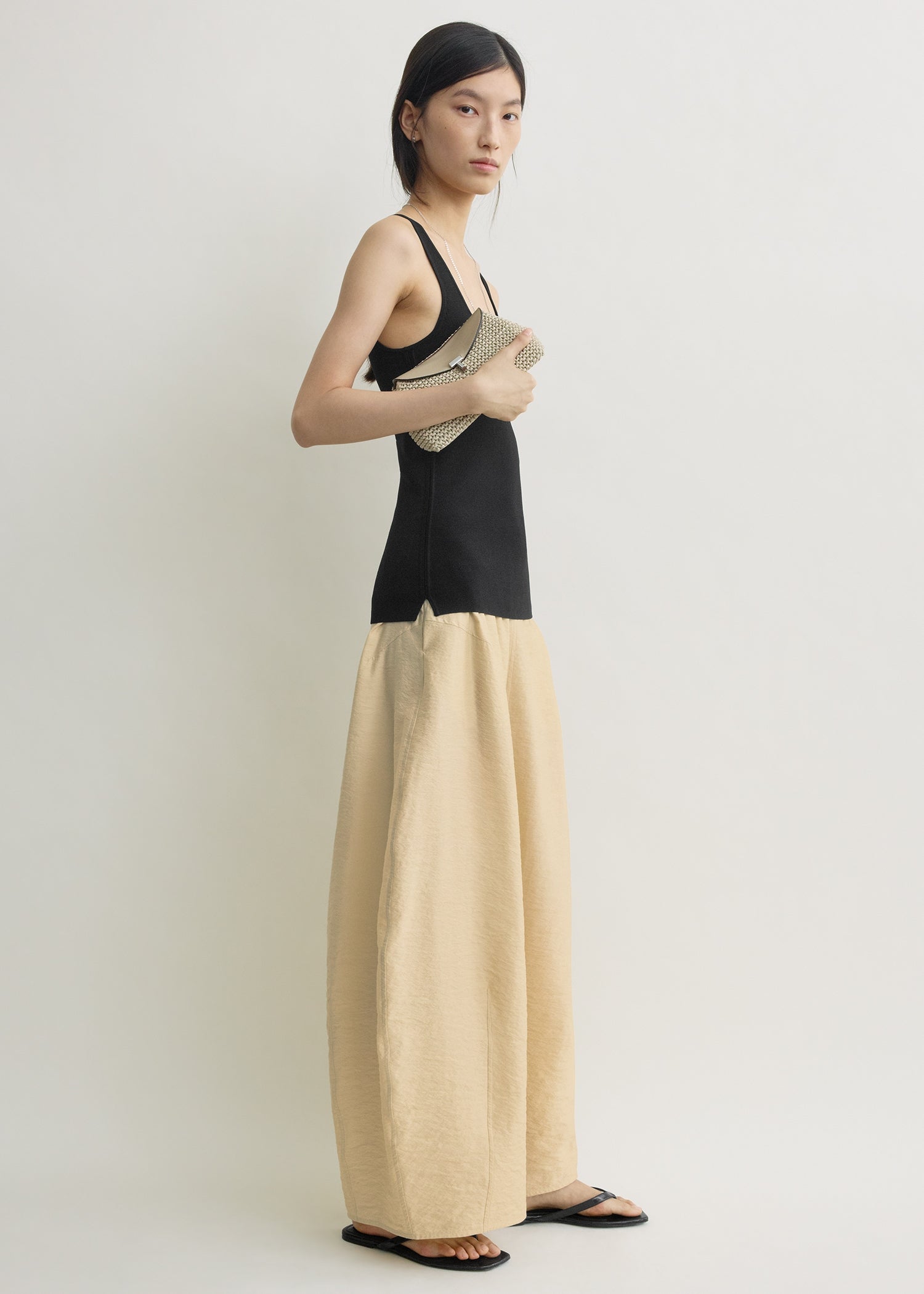 Parachute skirt stone petite