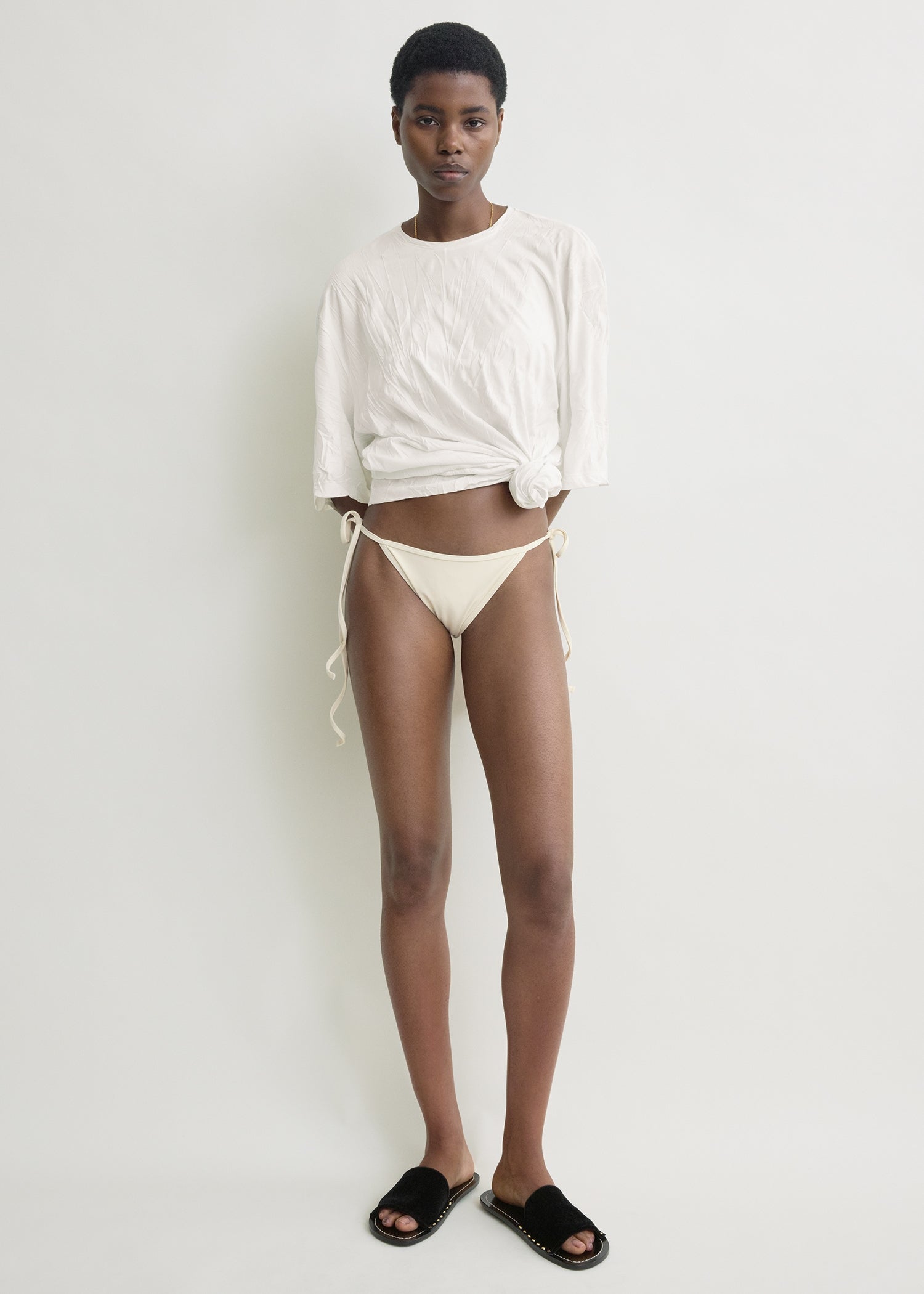 Scoop bikini bottoms ecru