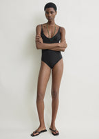 Scoop swimsuit black