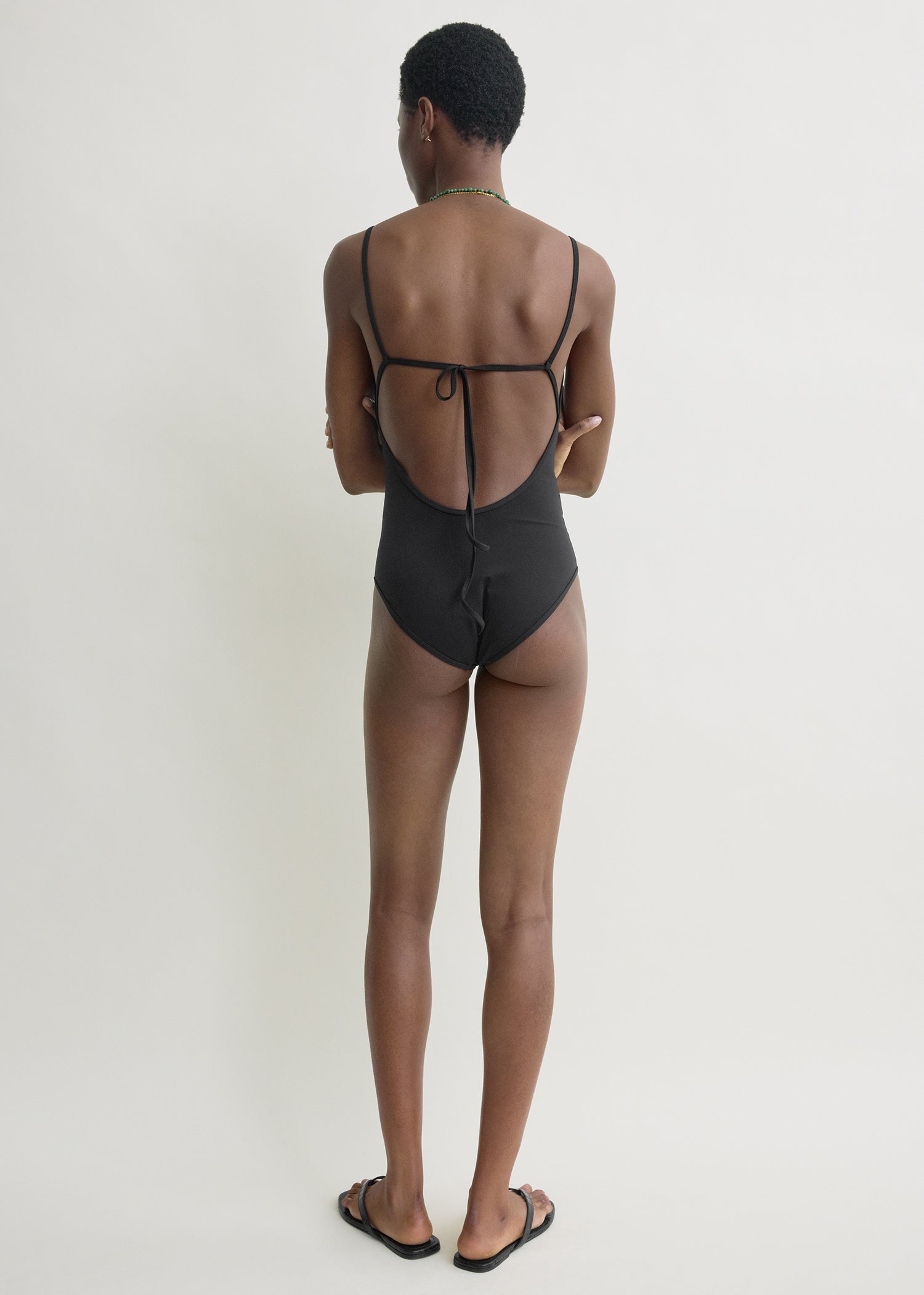 Scoop swimsuit black