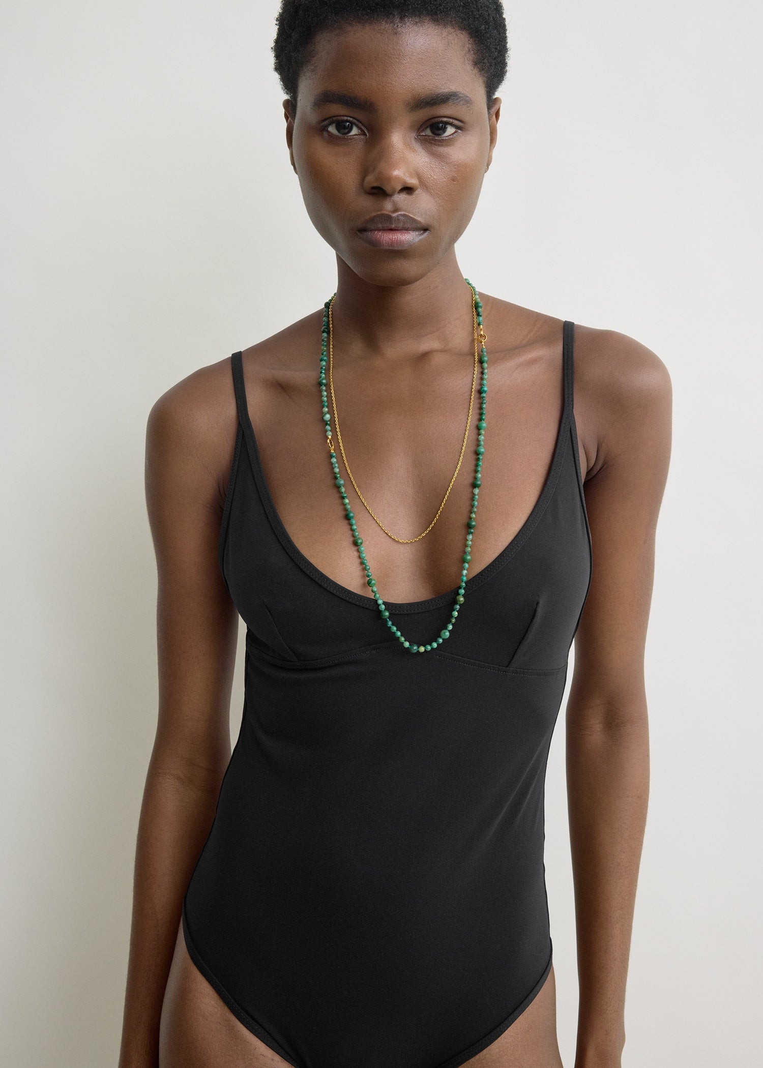 Scoop swimsuit black