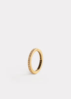Eternity diamond midi ring 18kt gold