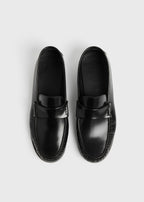 Moccasin loafers black