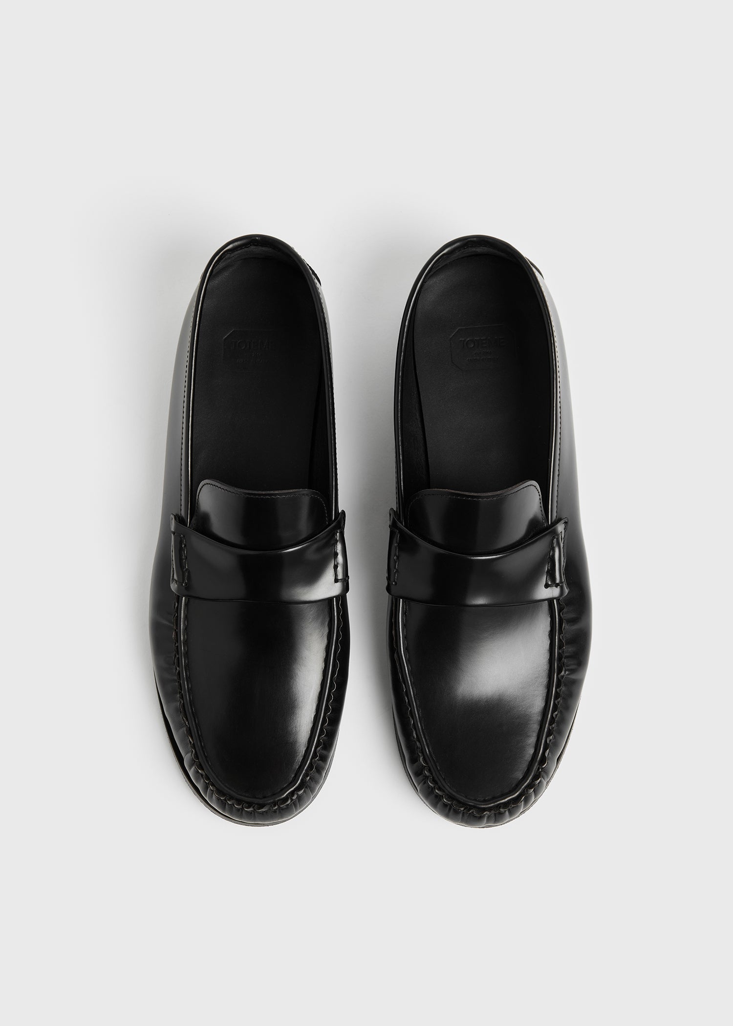Moccasin loafers black