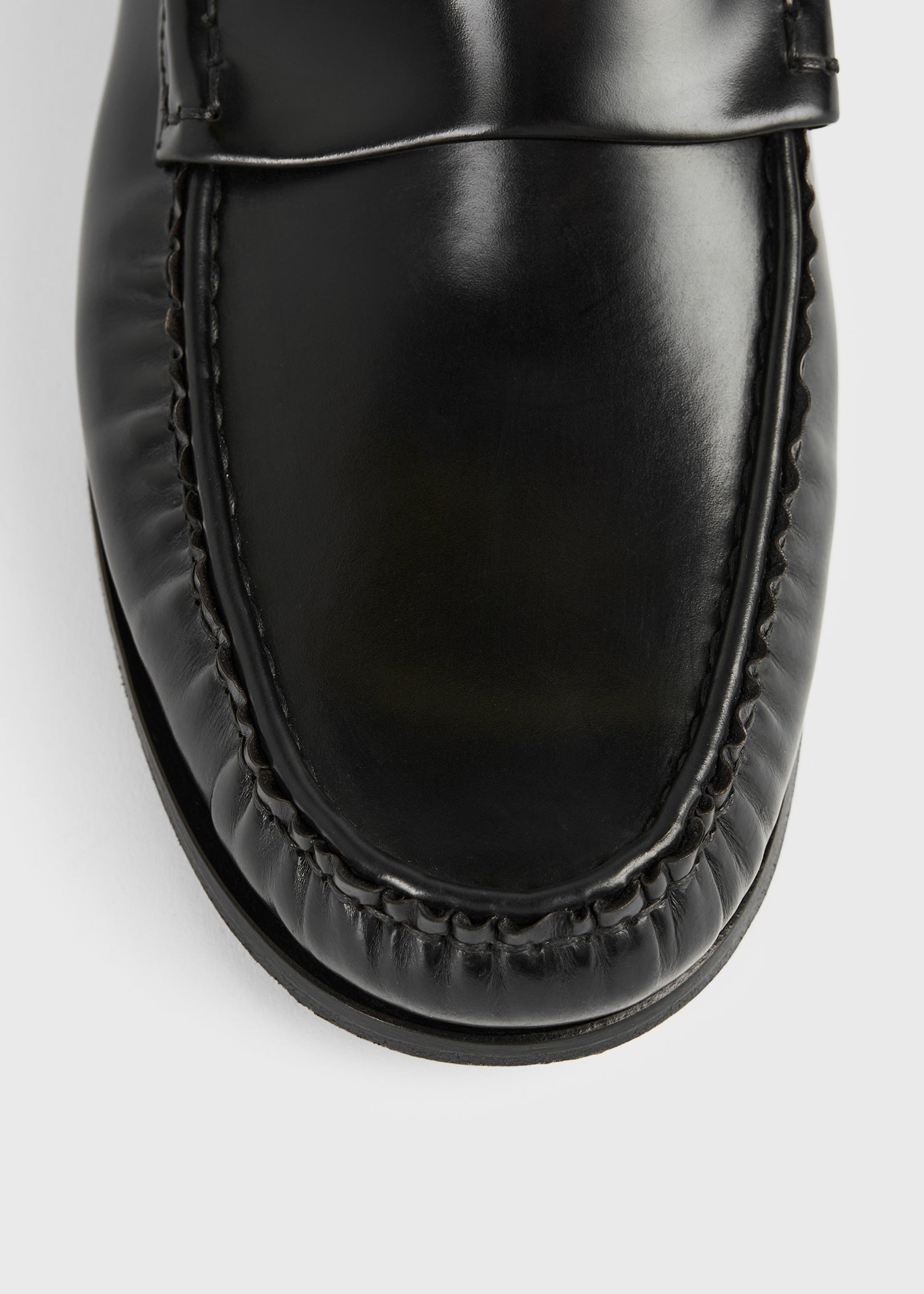Moccasin loafers black