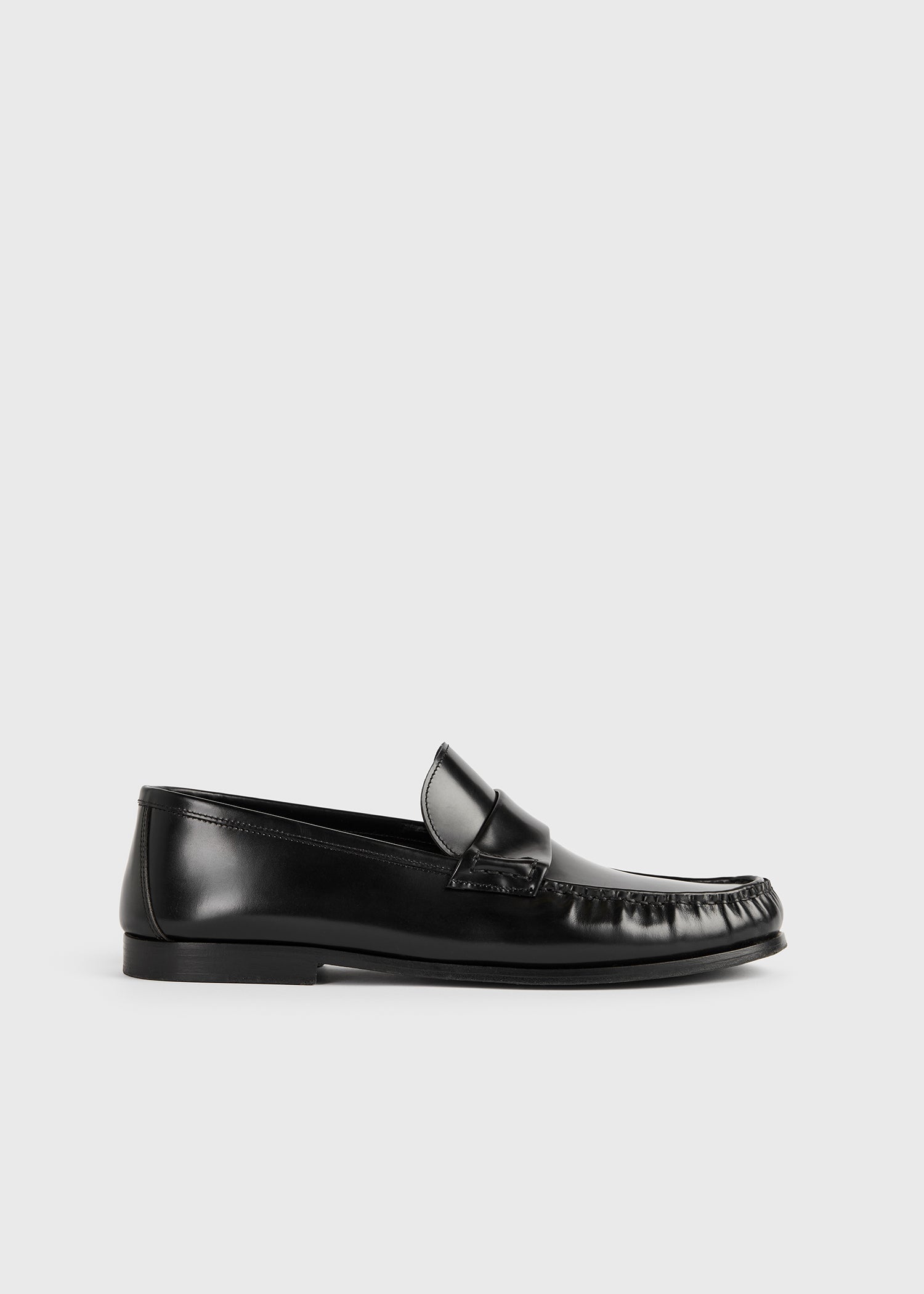 Moccasin loafers black