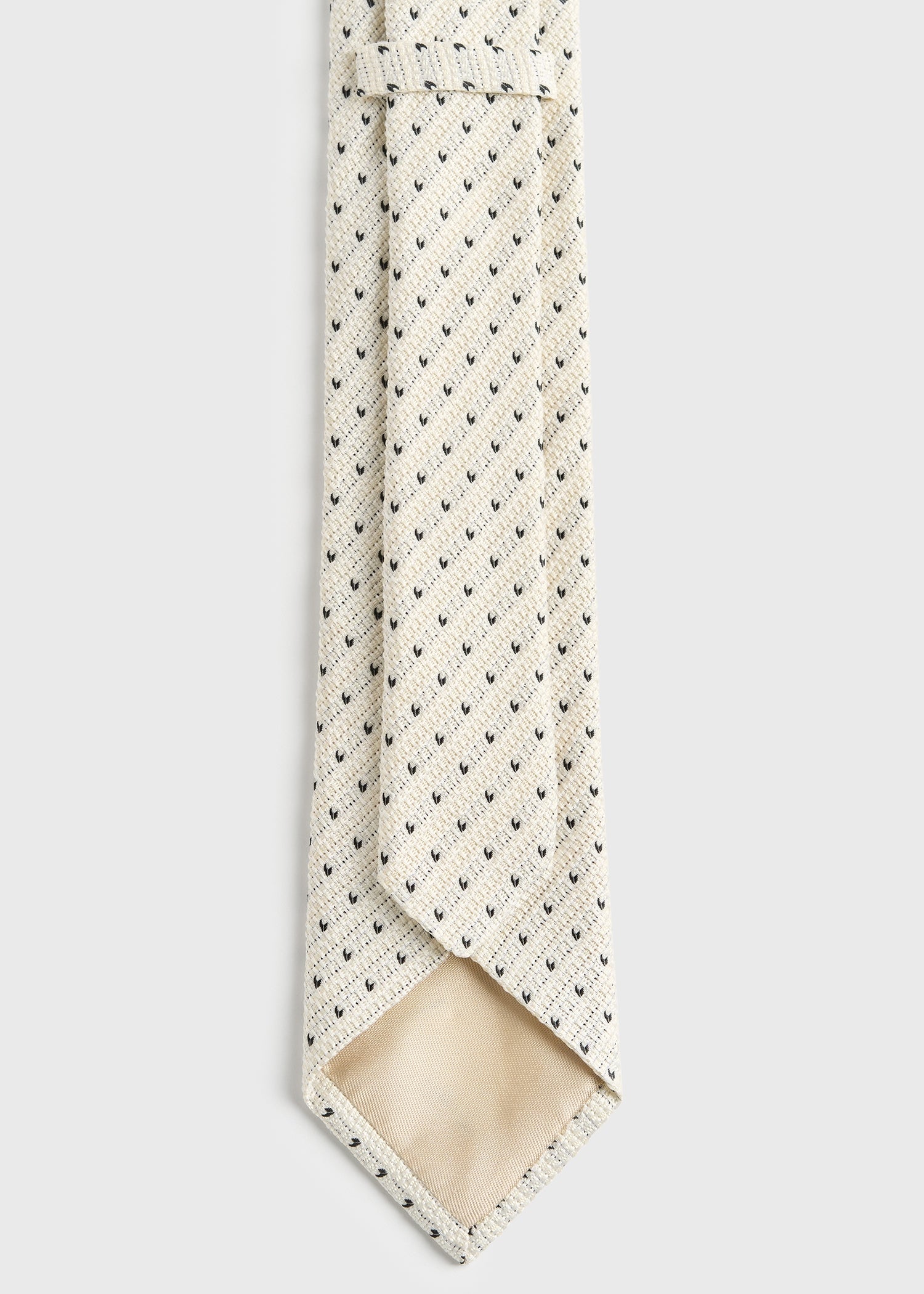 Dot tie off-white