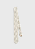 Dot tie off-white