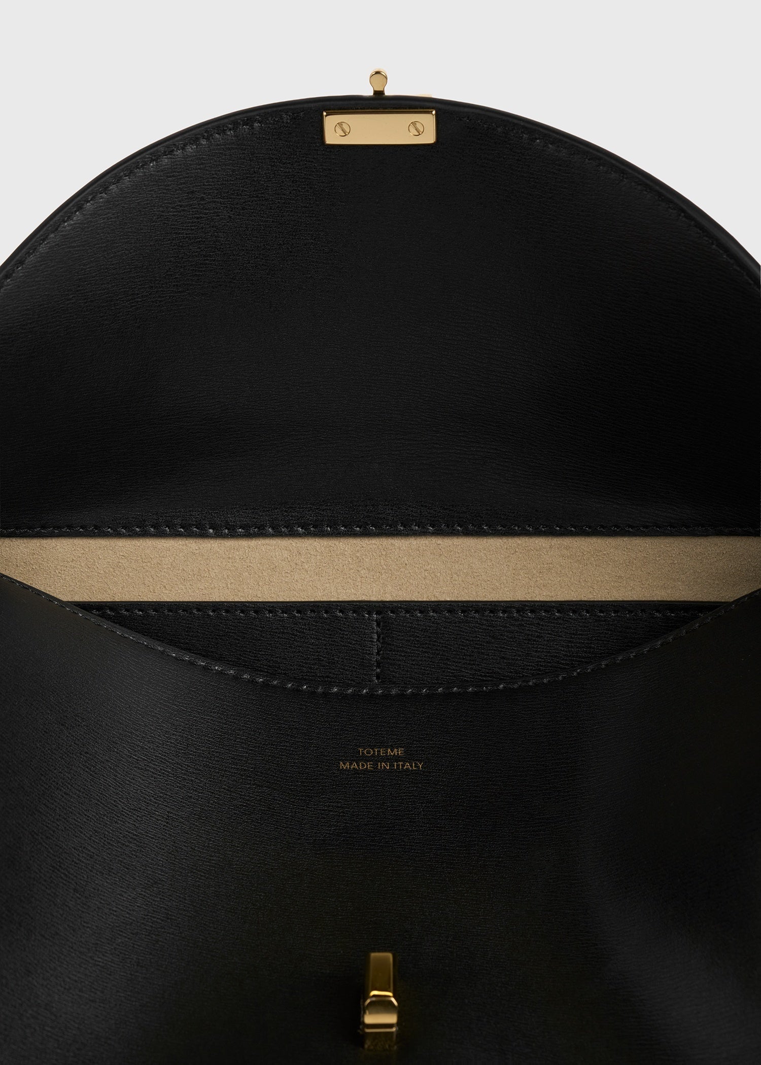 T-lock leather shoulder black