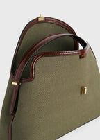 T-lock canvas top handle khaki green