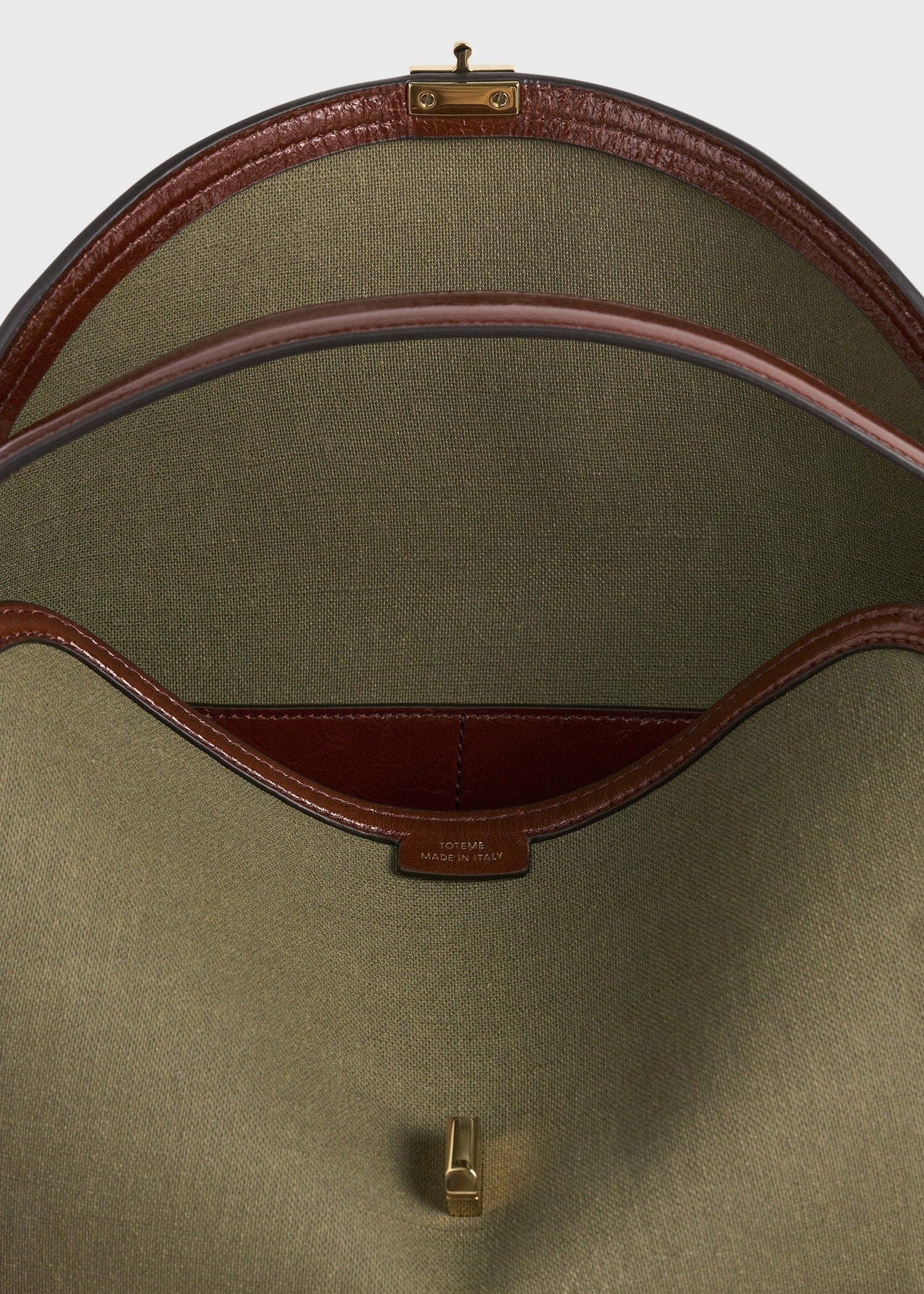T-lock canvas top handle khaki green
