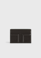 Mini T-flap leather bag bark