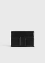 Mini T-flap leather bag black