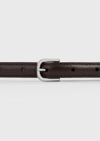 Thin leather belt bark