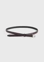 Thin leather belt bark