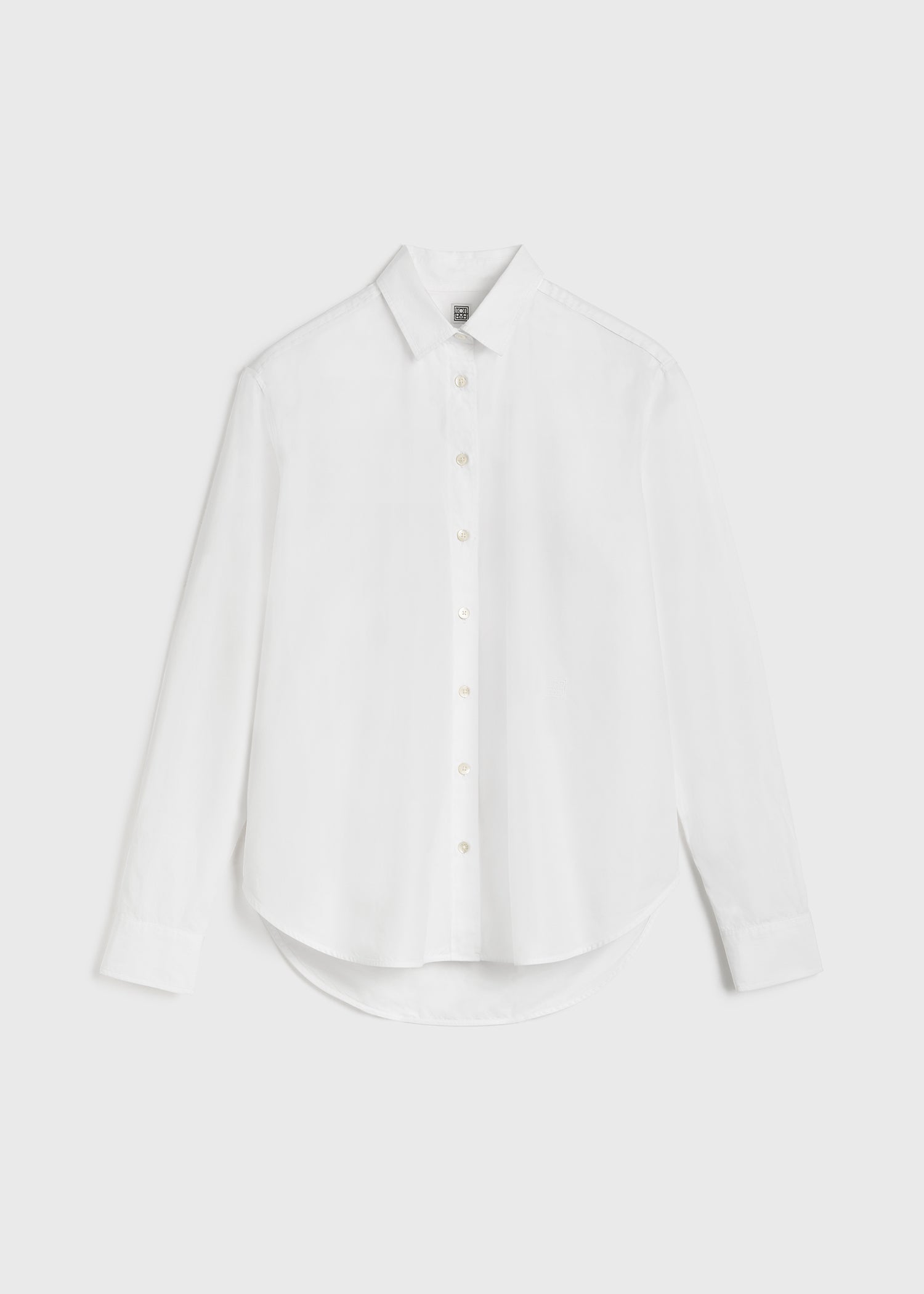 Signature cotton shirt white