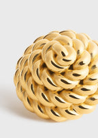 Rope cufflinks gold