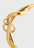 Swirl cuff gold