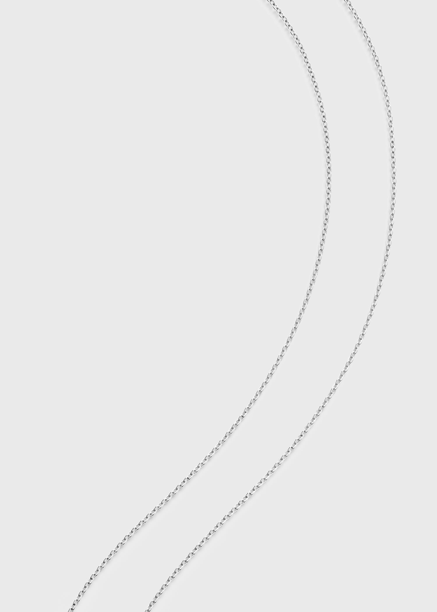 Forzatina necklace 18kt white gold