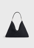Bevel suede bag navy