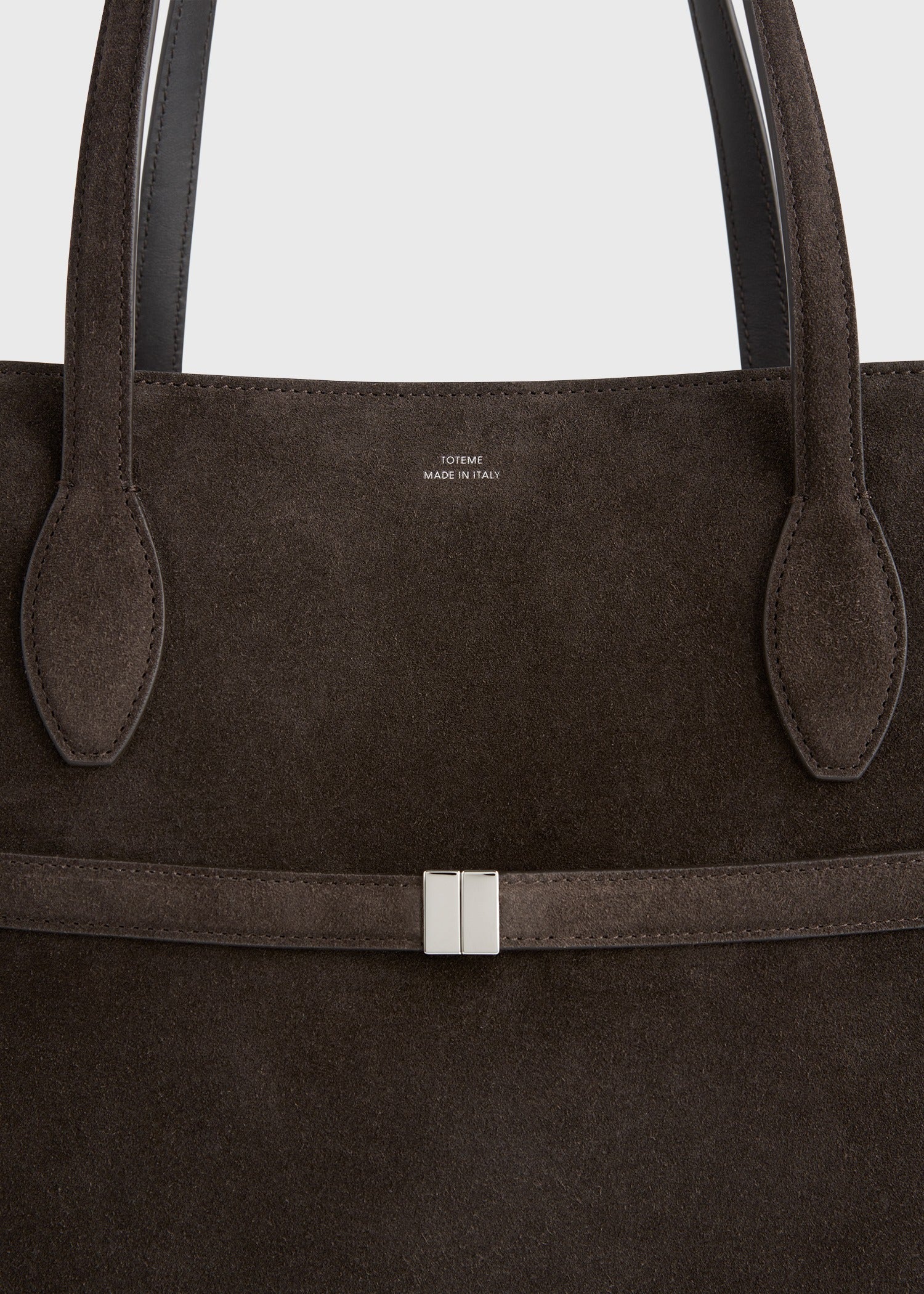 Suede lounge tote brown