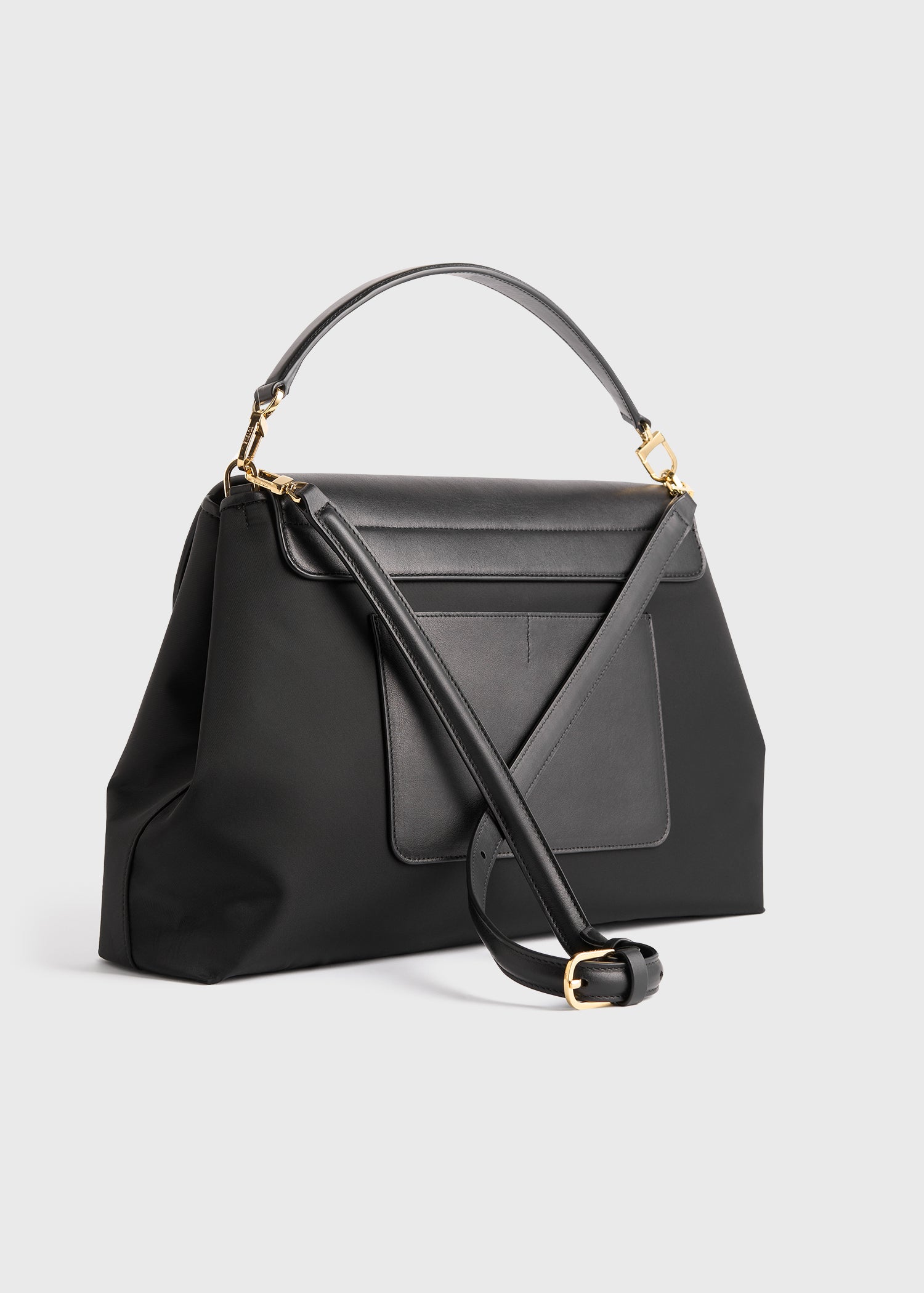 T-lock nylon satchel black