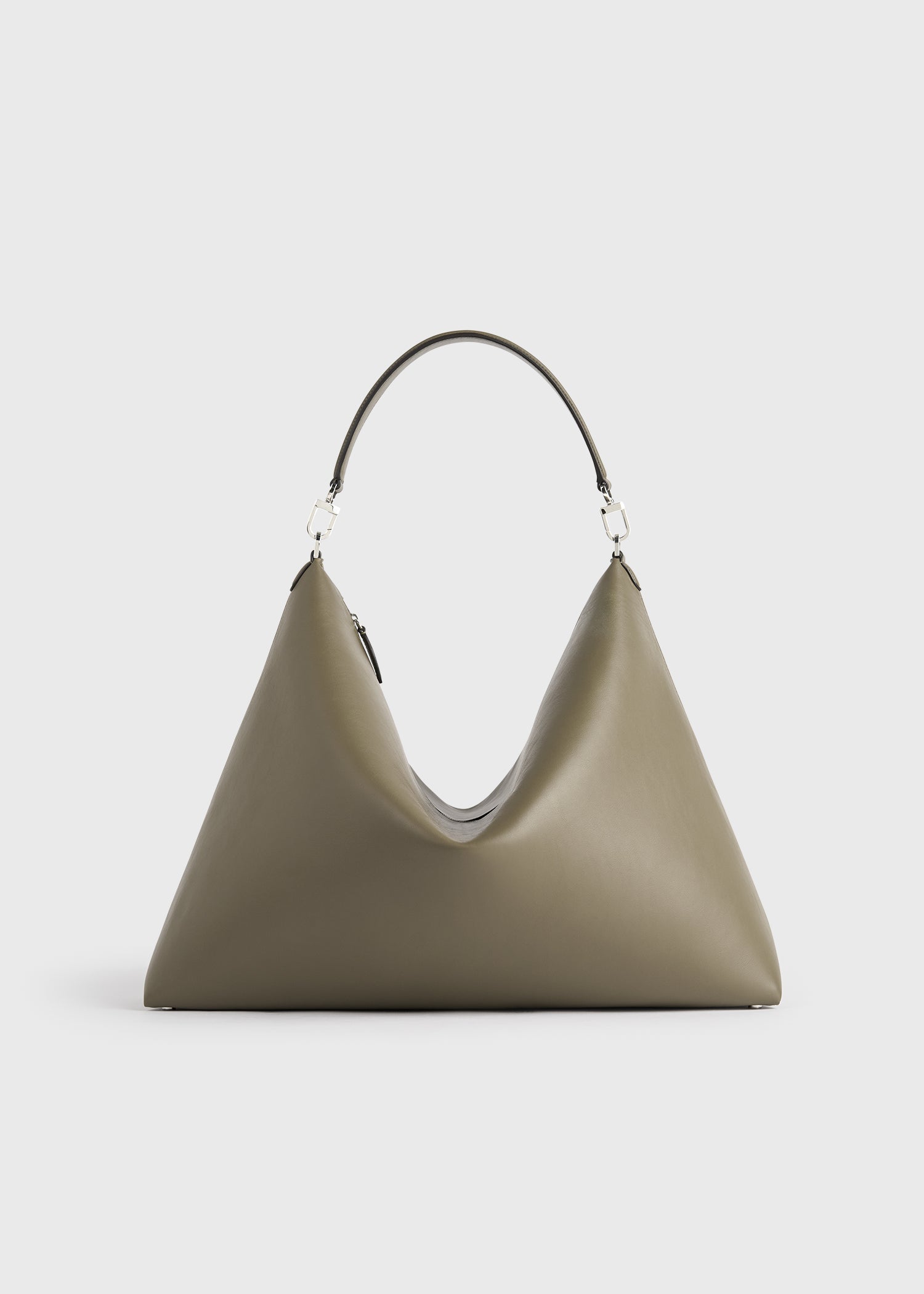 Bevel leather bag taupe from Toteme - $1,740