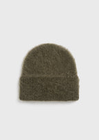 Alpaca knit beanie pepper