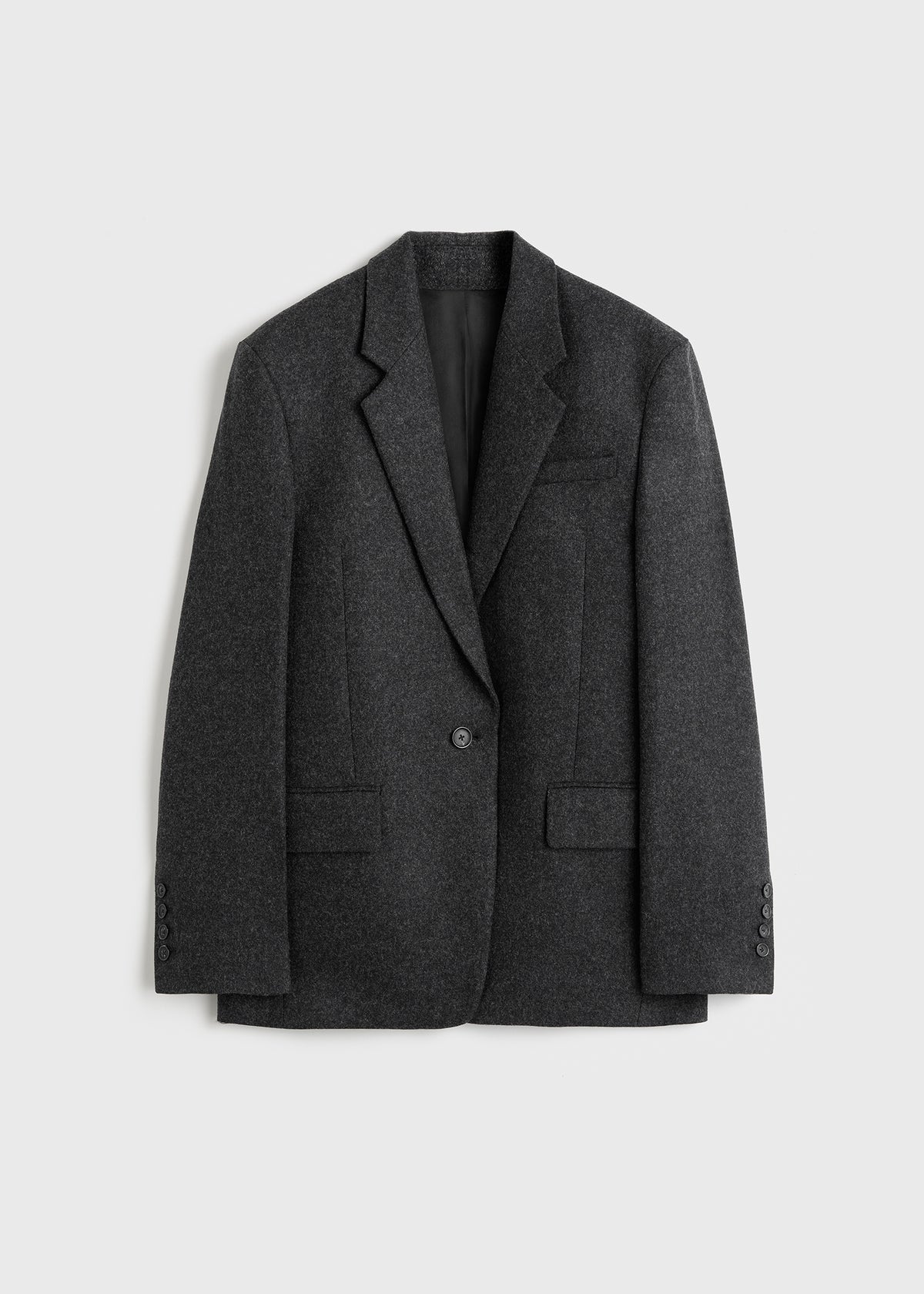Tailored blazer charcoal