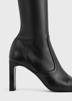 Nappa over-the-knee boots black
