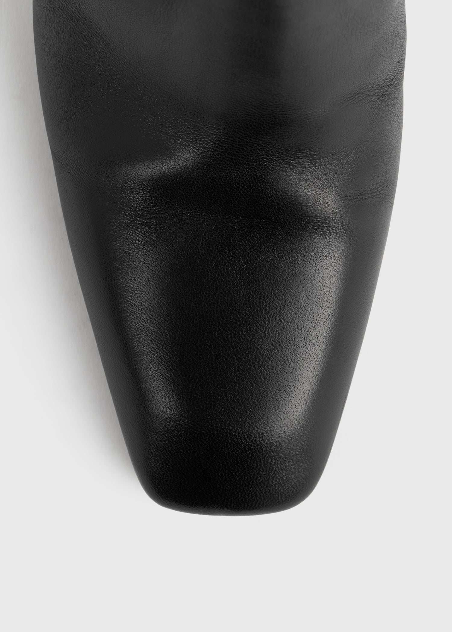 Nappa over-the-knee boots black