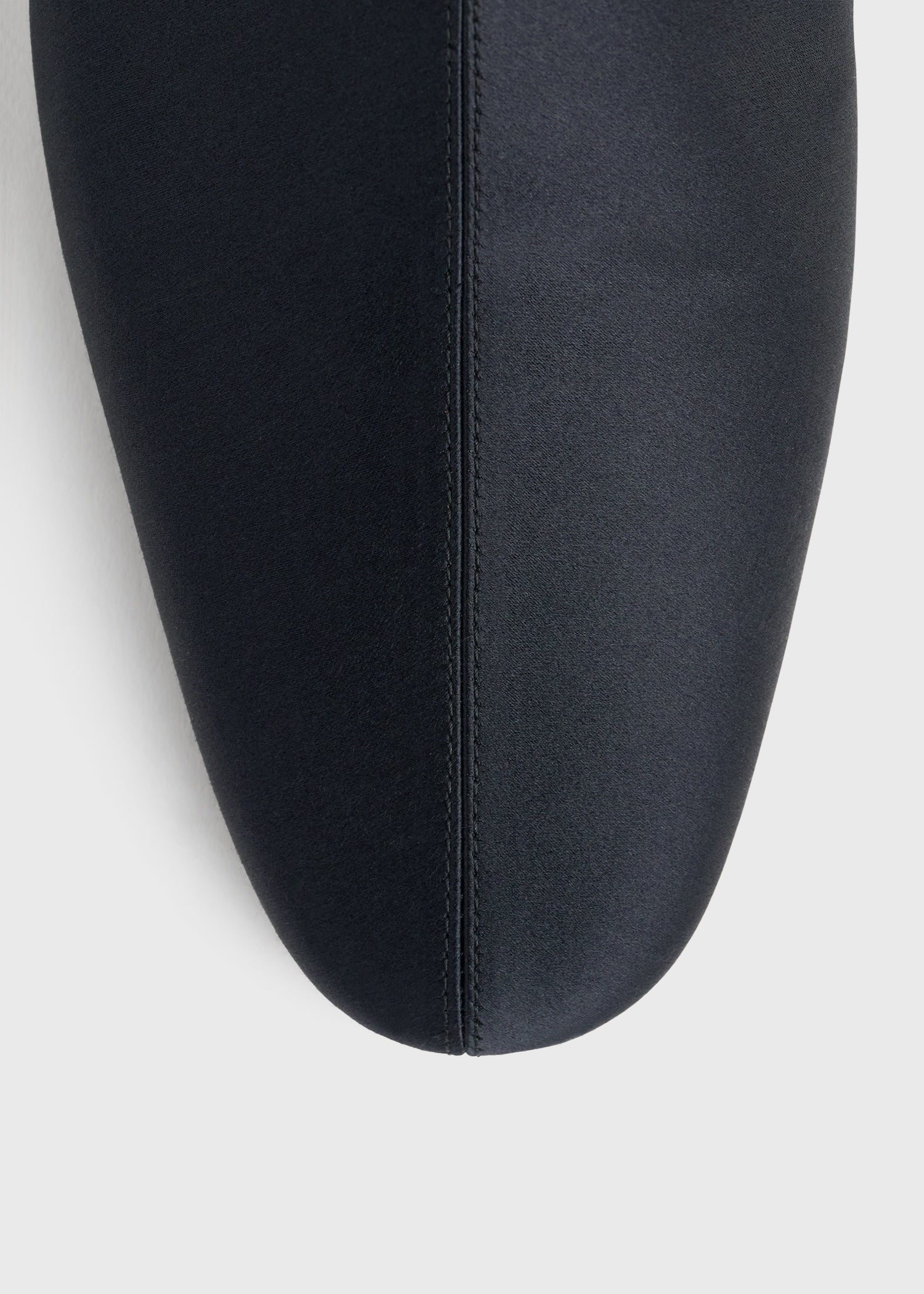 Satin ankle boots navy