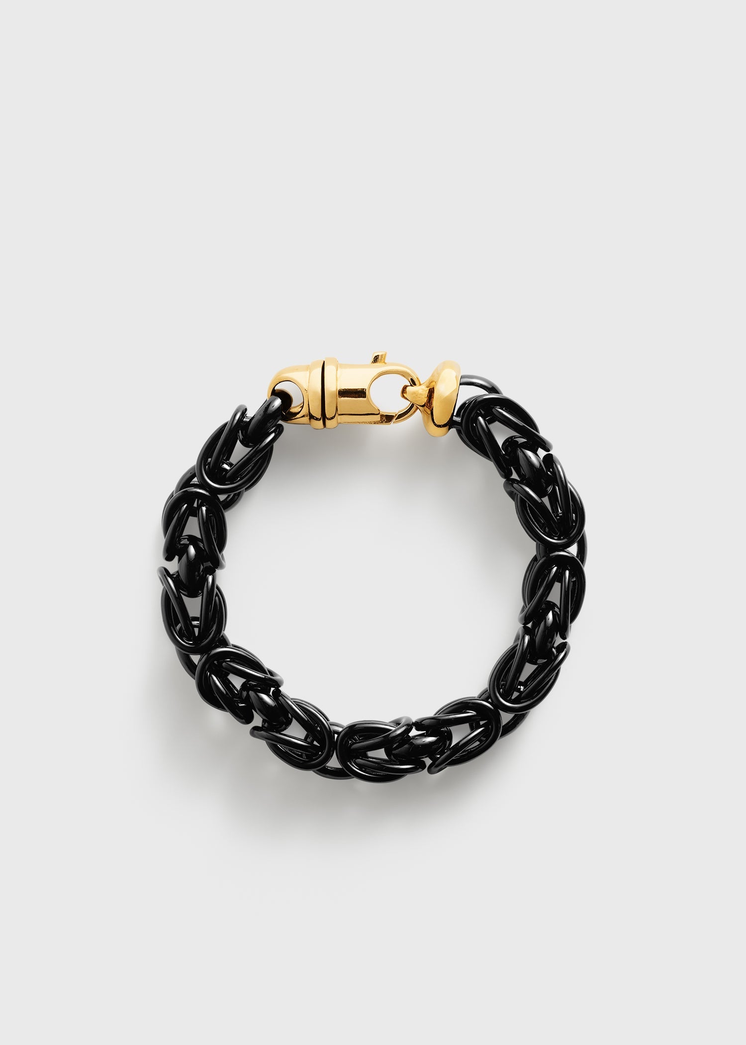 Byzantine bracelet black/gold
