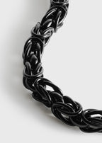 Byzantine bracelet black/gold