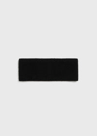 Cashmere headband black
