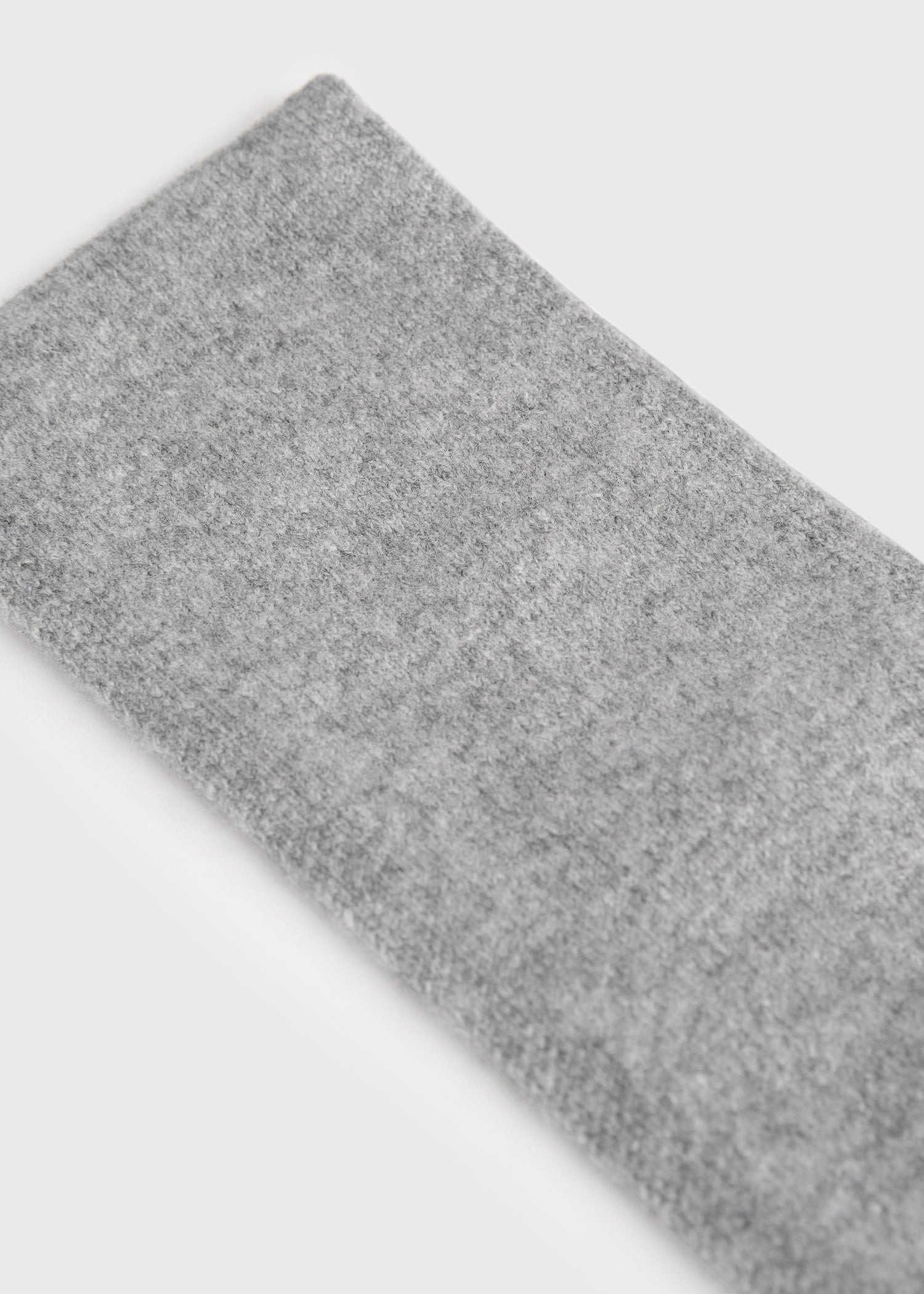 Cashmere headband grey