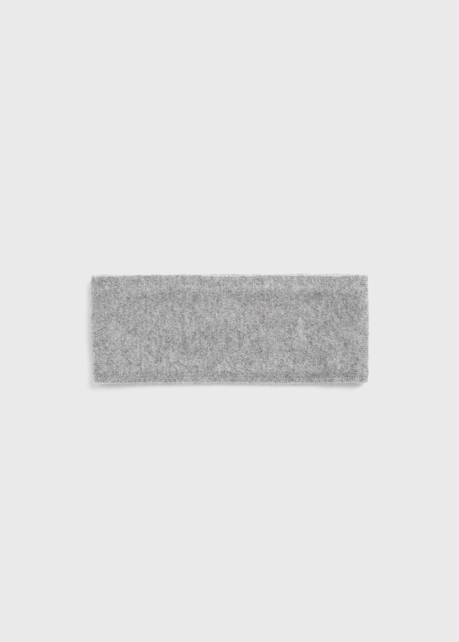 Cashmere headband grey