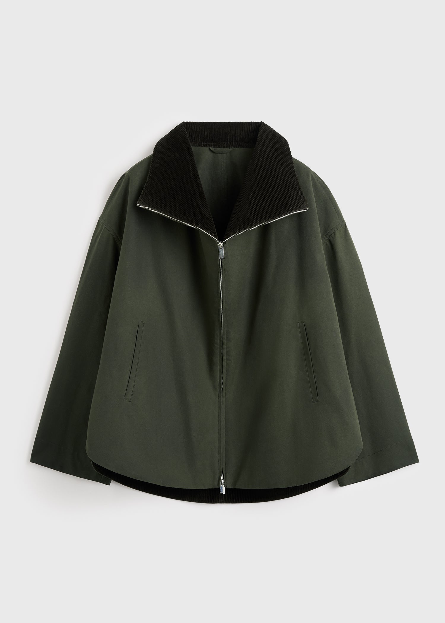Zipped country jacket forest