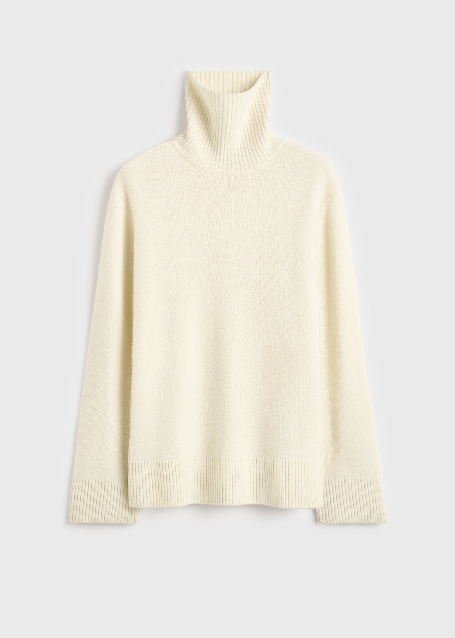 Cashmere turtleneck ecru – TOTEME