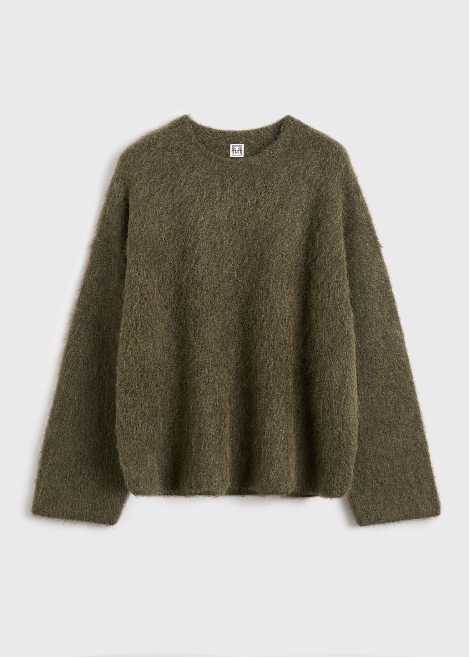 TOTEME BOXY KNIT アルパカ ニット 定価7万6450円 Boxy alpaca knit dark grey melange – TOTEME