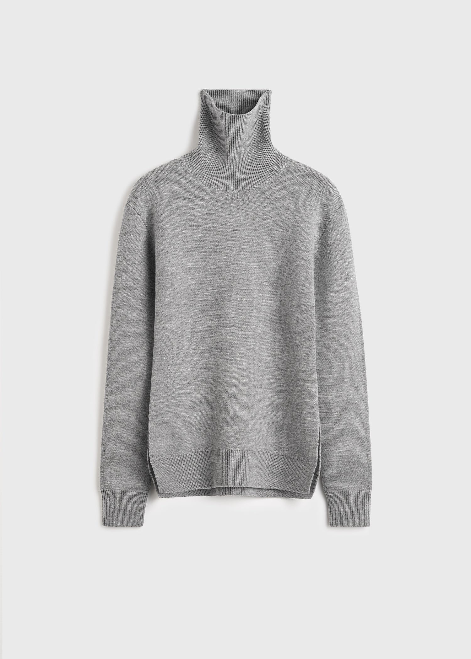 美品　Heve へイヴ　Tinker Knit gray High-neck double knit pale grey – TOTEME