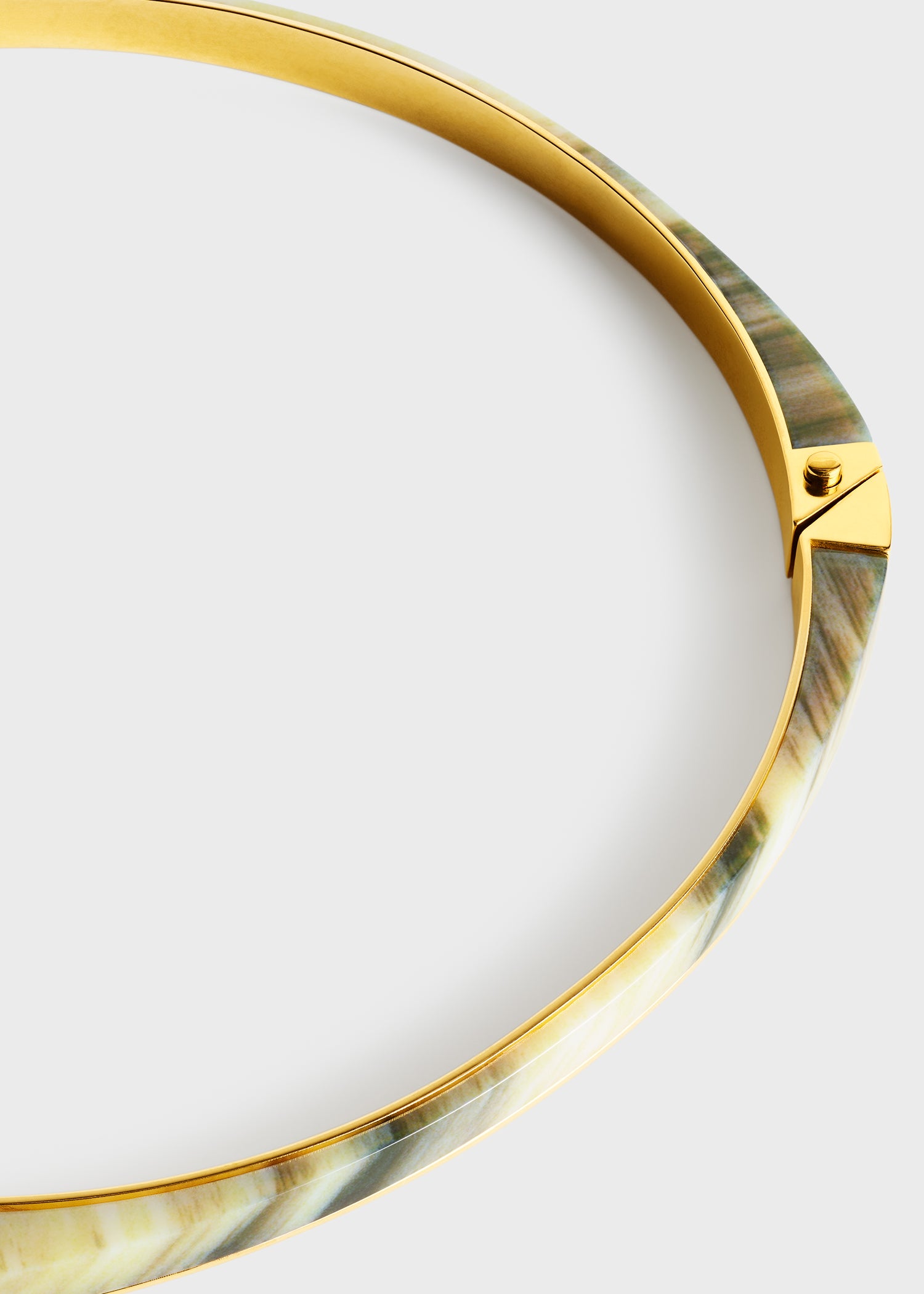 Signature collar beige/gold