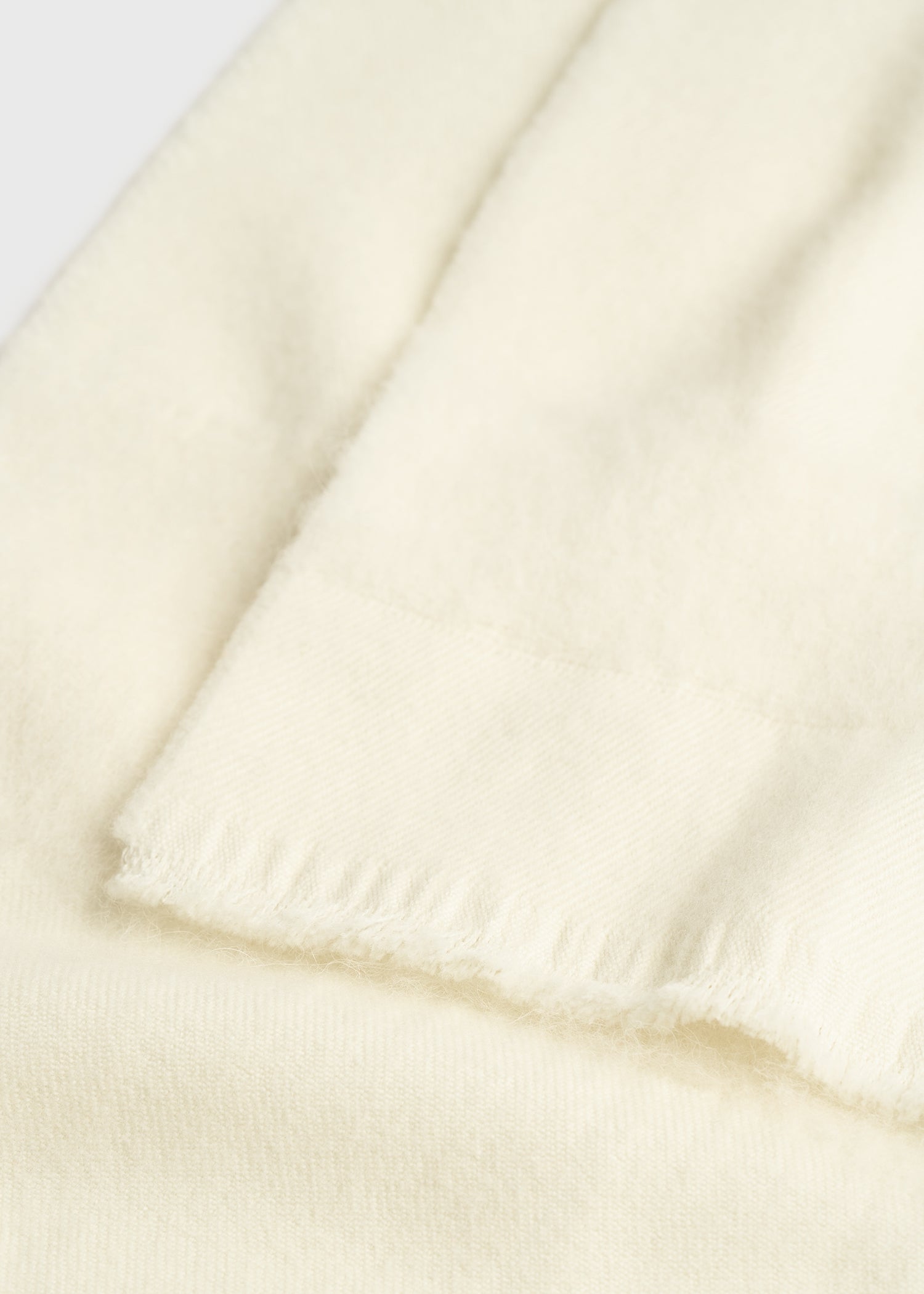 Monogram twill scarf off-white