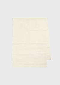 Monogram twill scarf off-white