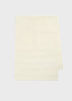 Monogram twill scarf off-white