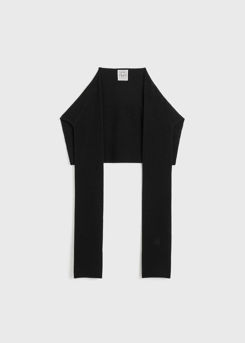 Sleeve scarf black