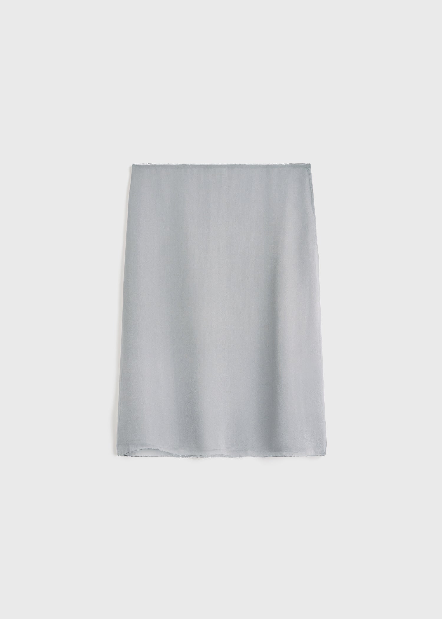 tutumi Chiffon slip skirt light grey – TOTEME